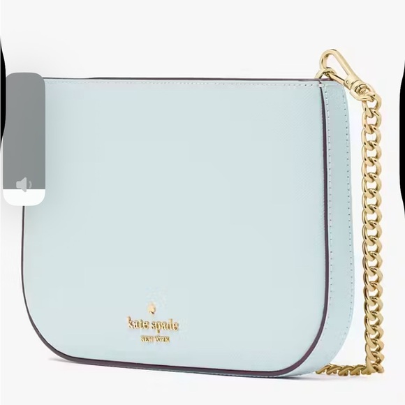 NWT- Kate Spade Pochette Blue glow bag (New in bag) - Picture 2 of 6